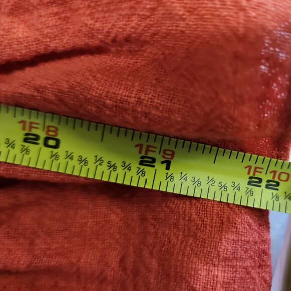 Women’s INC Medium Coral, no sleeves, 100% cotton, Halter Top - Picture 12 of 14